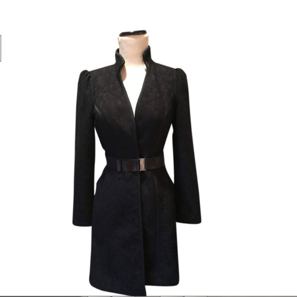 White House Black Market lace coat XS